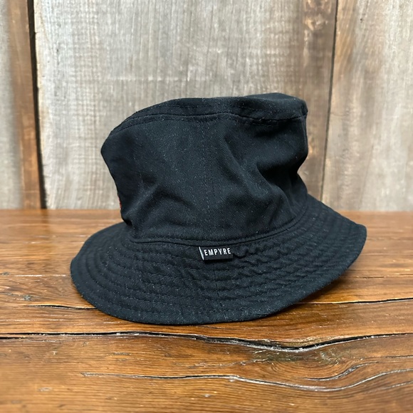Empyre Always 2 Bucket Hat Embroidered Koi Fish in Black One Size - Picture 4 of 13